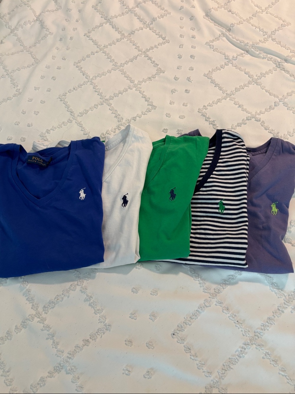 5 Polo by Ralph Lauren Short-Sleeve V-Neck Tees